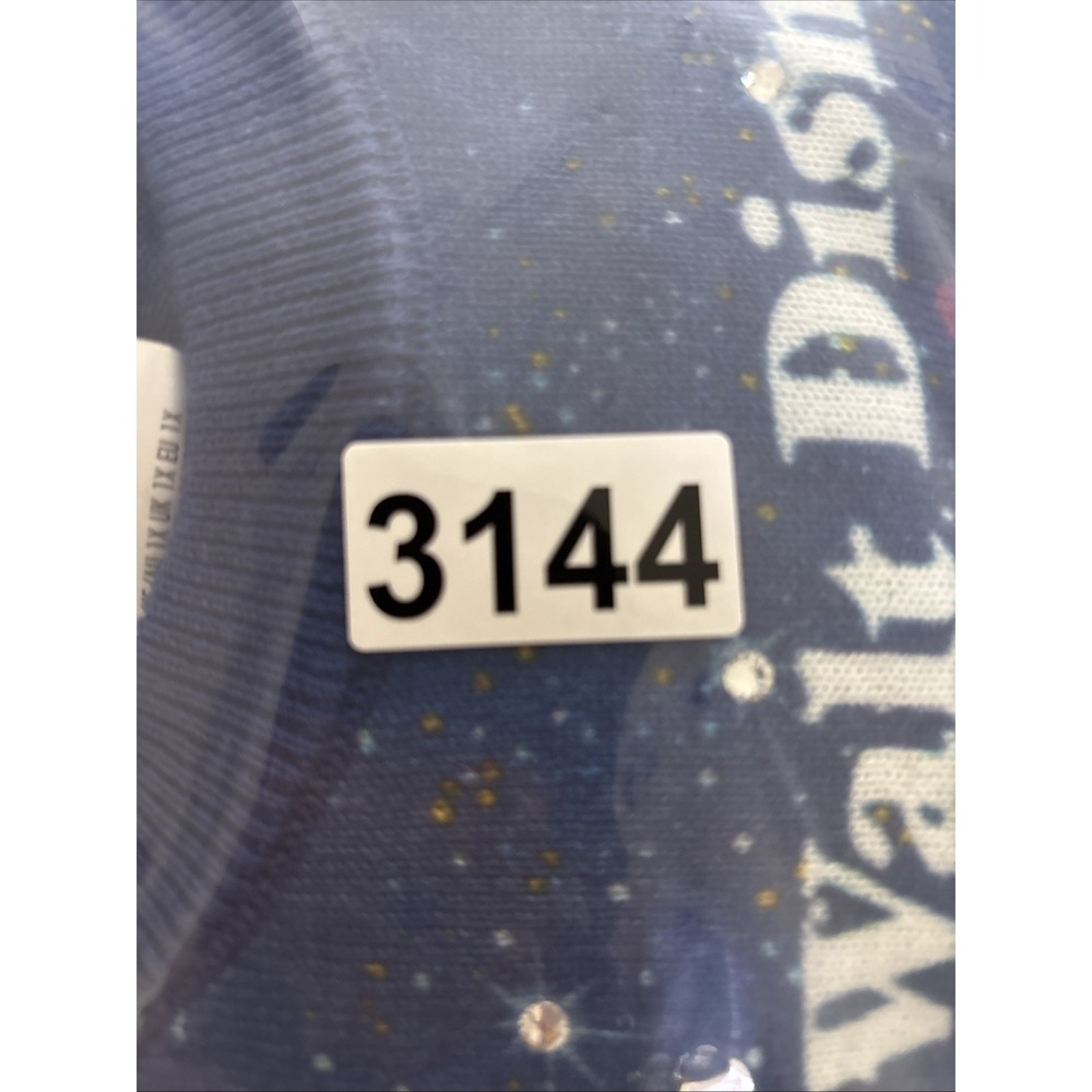 Disney Parks Cinderella 75th Anniversary Knit Sweater Blue Crystals Sz 1X NWT - Picture 10 of 10